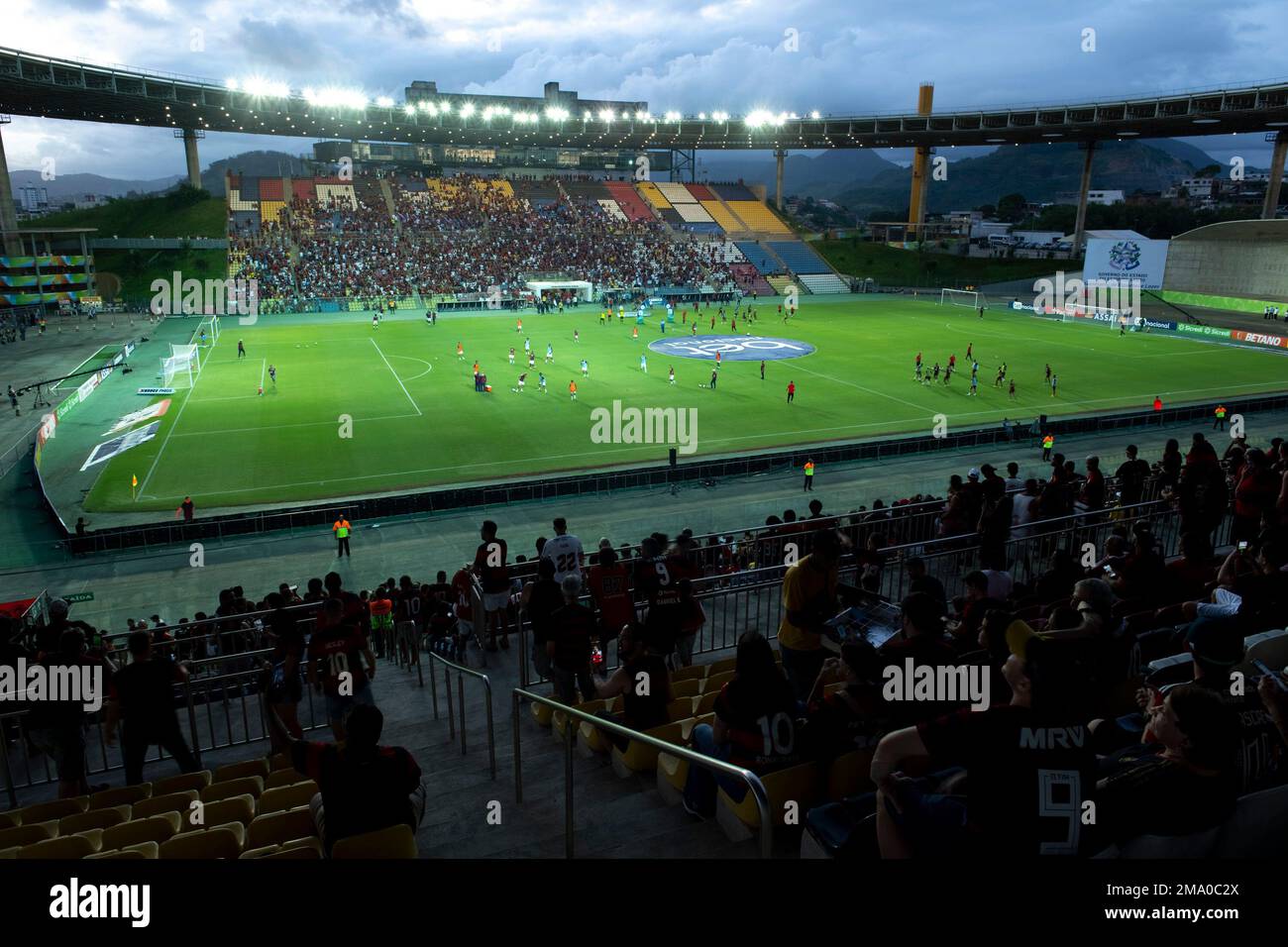 Cariacica, Brésil. 19th janvier 2023. ES - Cariacica - 01/18/2023 - CARIOCA 2023, MADUREIRA X FLAMENGO - vue générale du stade Kleber Andrade pour le match entre Madureira et Flamengo pour le championnat Carioca 2023. Photo: Jorge Rodrigues/AGIF/Sipa USA crédit: SIPA USA/Alay Live News Banque D'Images