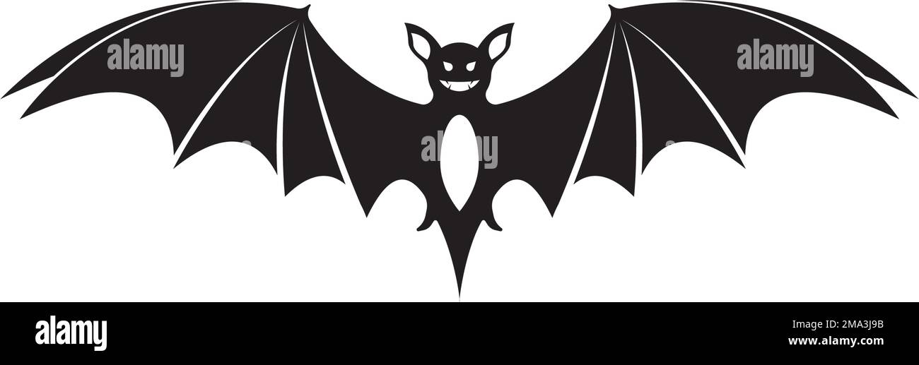 Icône Bat, modèle de conception d'illustration vectorielle. Illustration de Vecteur