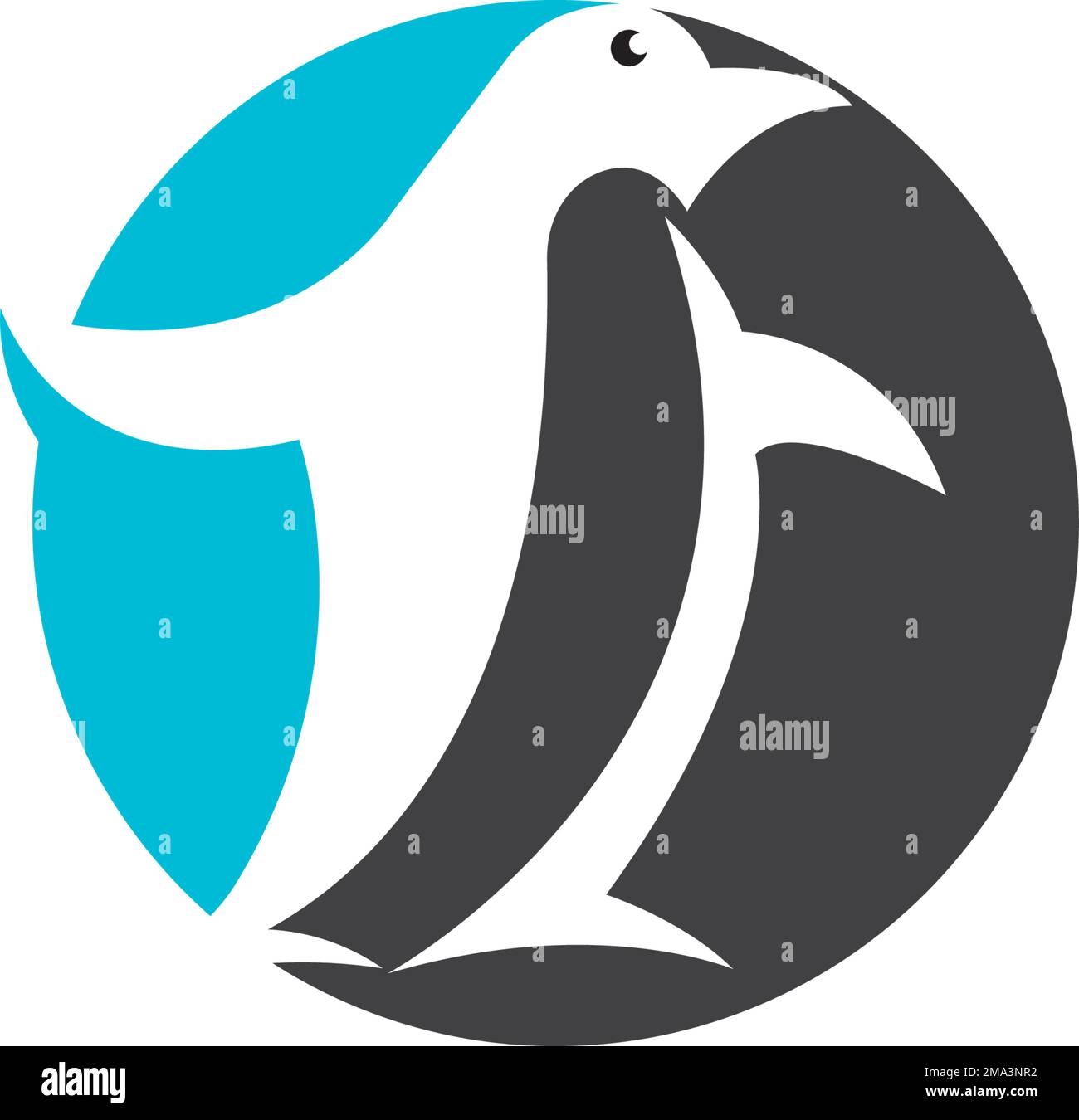 motif représentant un logo représentant une illustration vectorielle représentant un pingouin Illustration de Vecteur