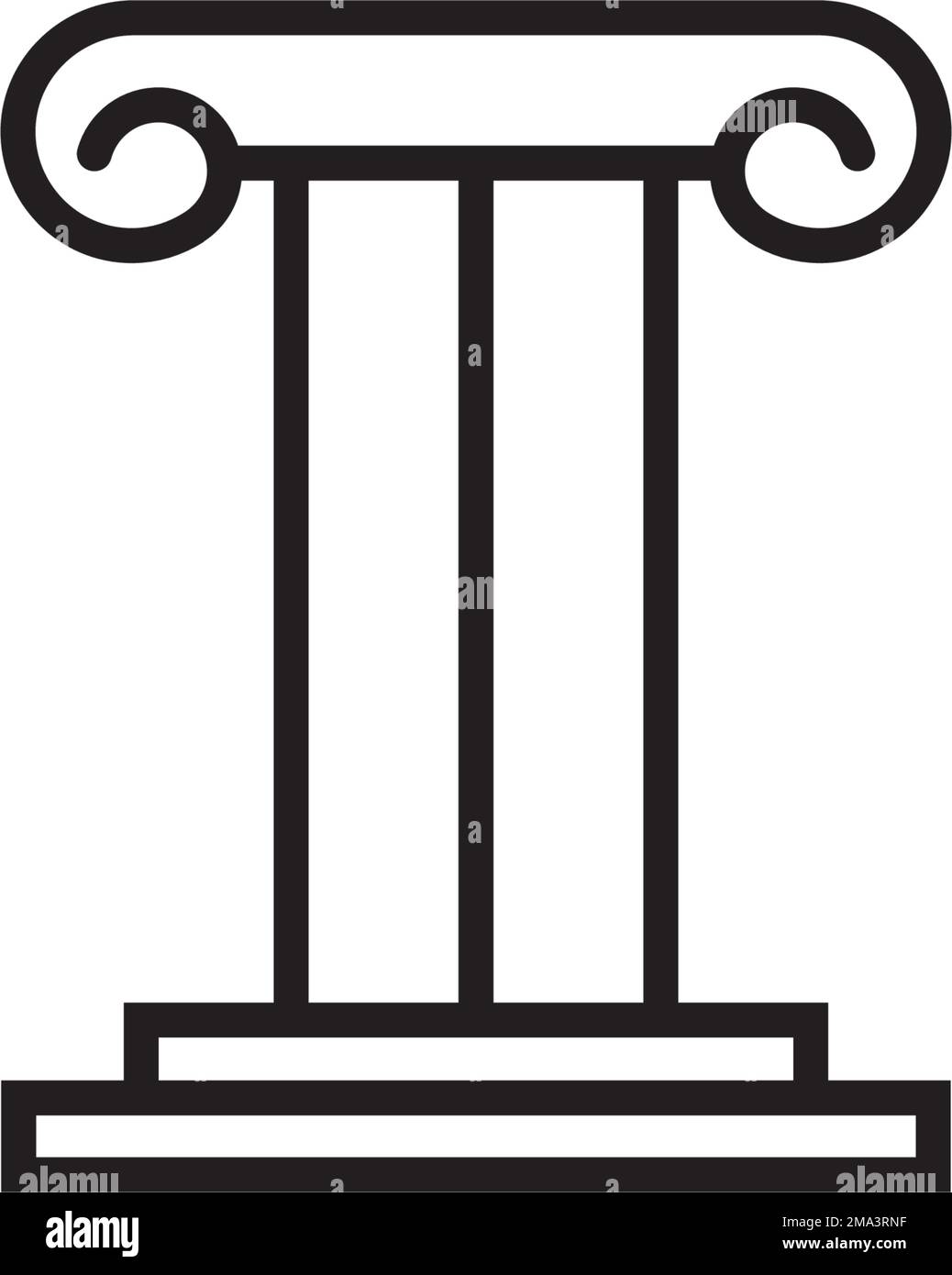 Logo de colonne. motif de symbole d'illustration vectorielle Illustration de Vecteur
