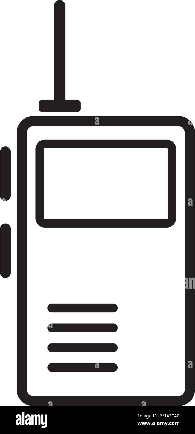 talkie-walkie icône vecteur illustration logo Illustration de Vecteur