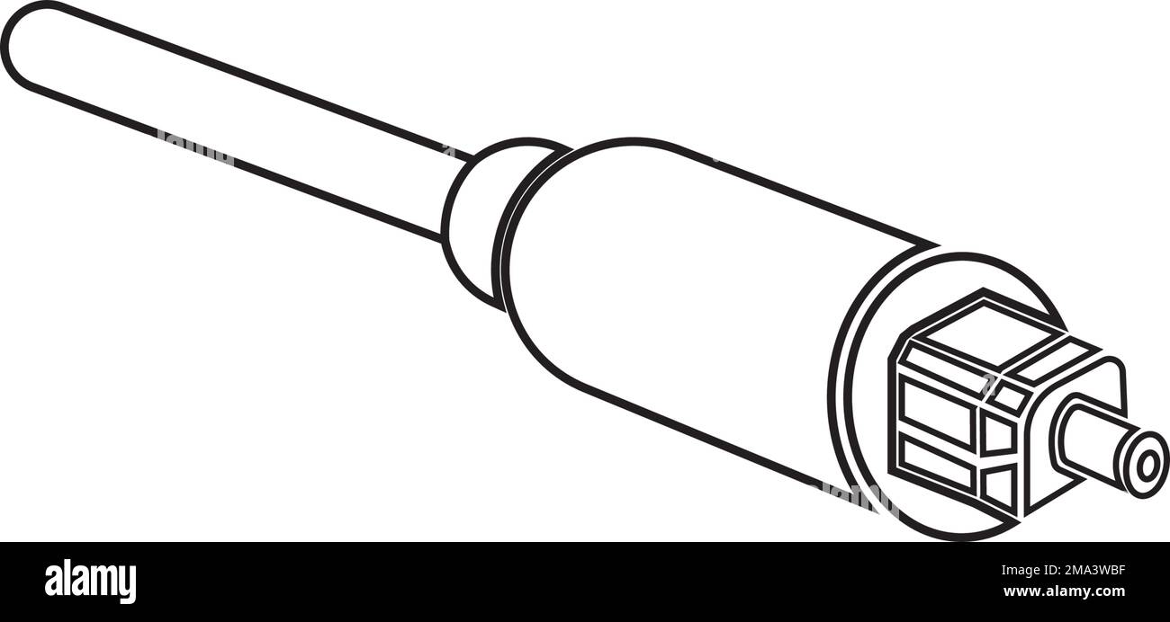 icône de câble à fibre optique. motif de symbole d'illustration vectorielle Illustration de Vecteur