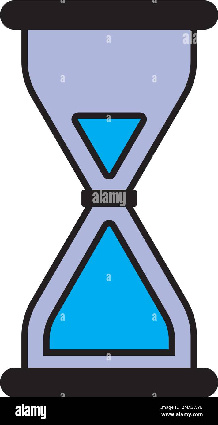 hourglass vector icon.illustration conception simple Illustration de Vecteur