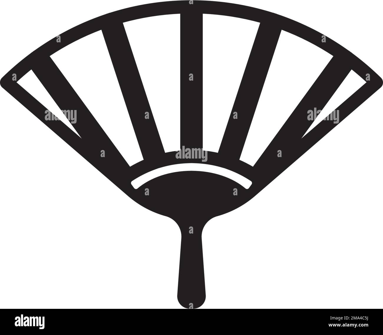 icône de ventilateur manuel ou traditionnel. motif de symbole d'illustration vectorielle. Illustration de Vecteur