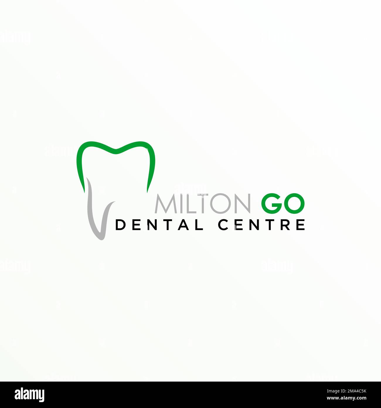 Simple dents ou dent avec art ligne image graphique icône logo design abstrait concept vecteur stock. Peut être utilisé comme un symbole lié à la santé dentaire ou à la santé Illustration de Vecteur