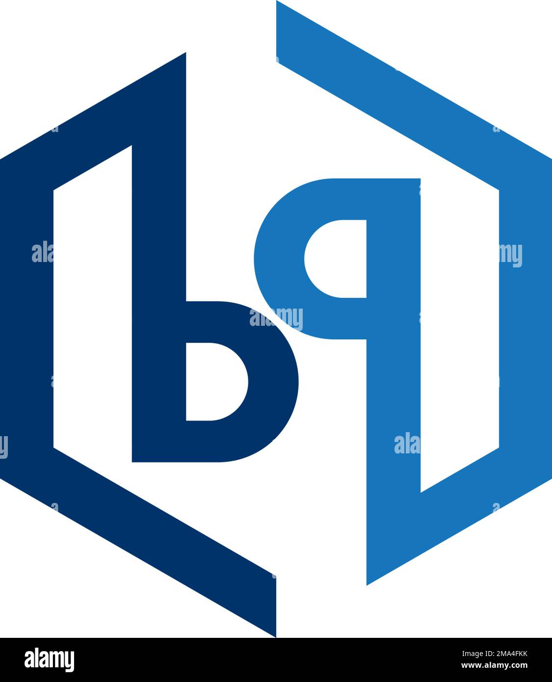 logo lettre bp. conception d'icône de modèle vectoriel. Illustration de Vecteur