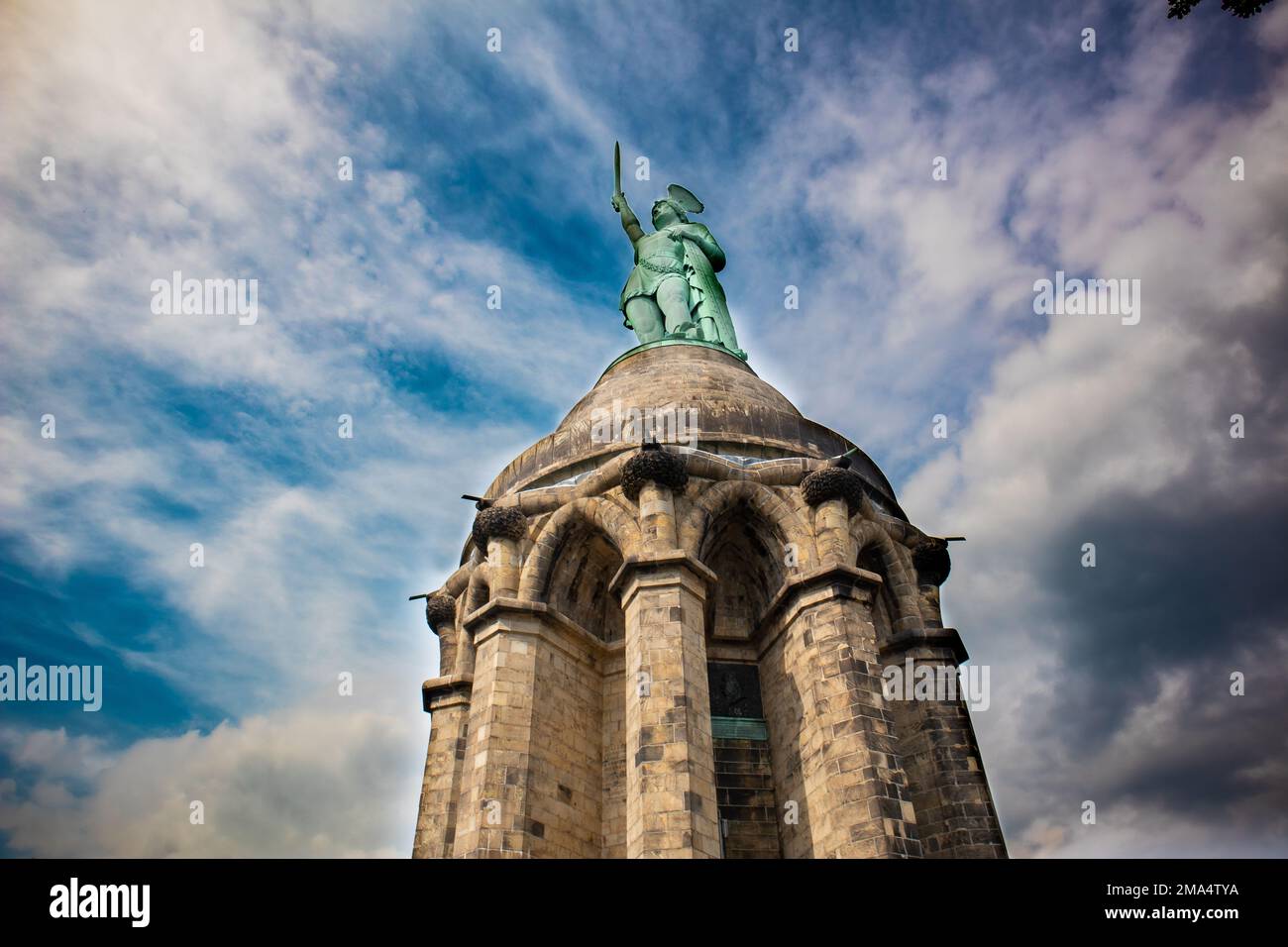 Hermannsdenkmal à Detmold / Monument Hermann à Detmold, Allemagne Banque D'Images