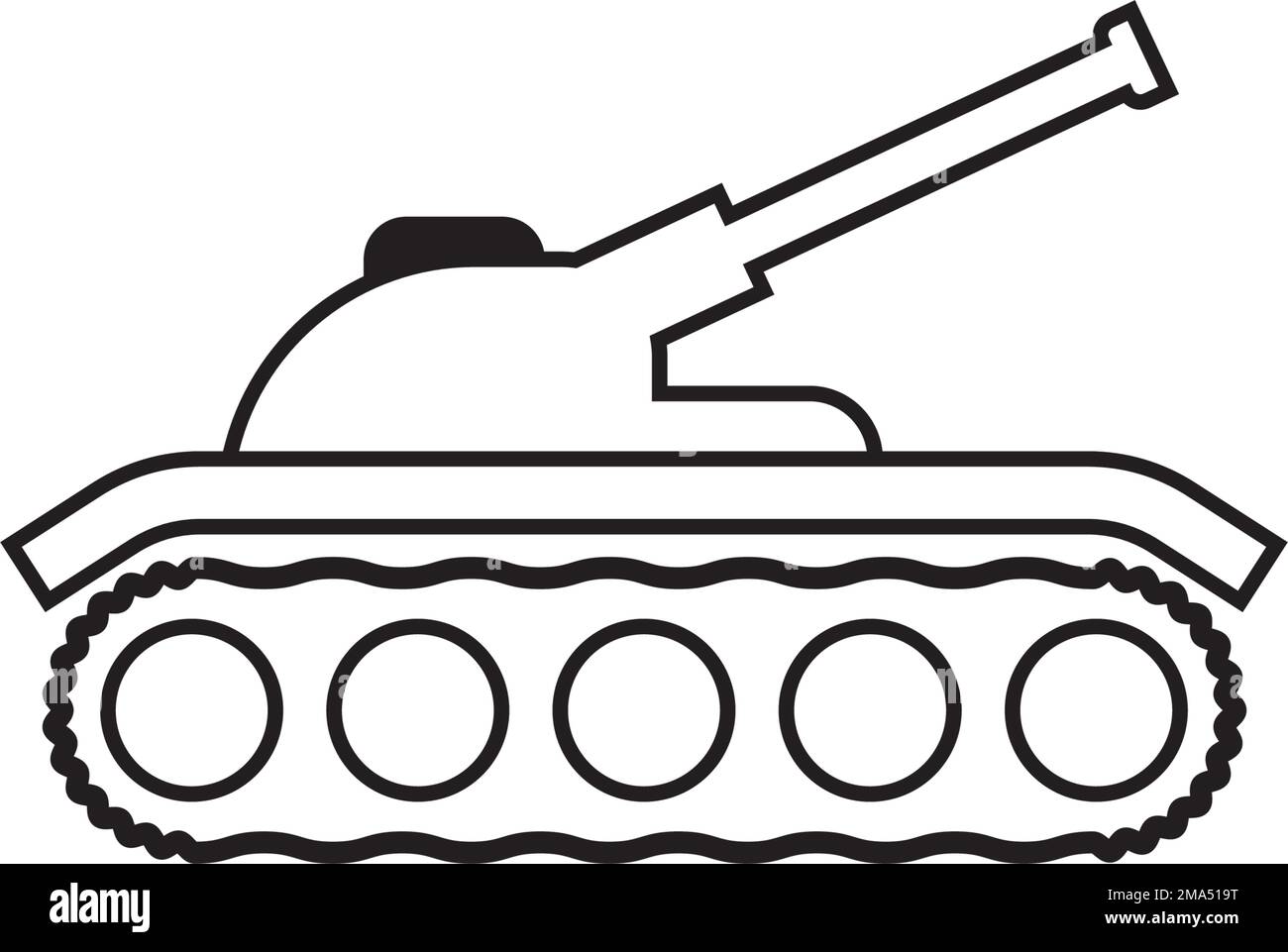 icône de véhicule de guerre, dessin de symbole d'illustration vectorielle. Illustration de Vecteur