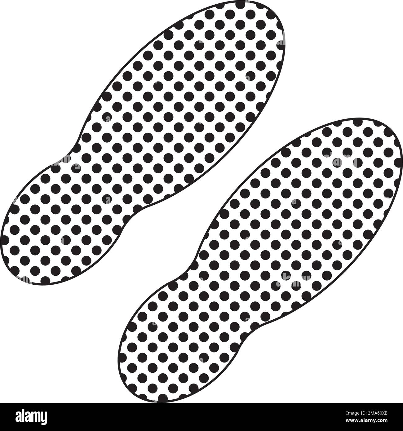 logo de l'illustration vectorielle de l'icône de la chaussure Illustration de Vecteur
