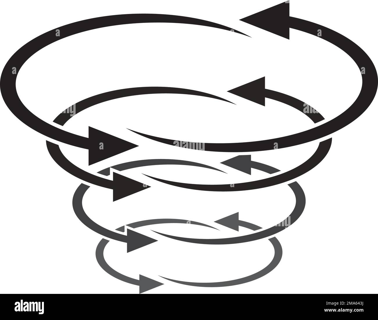 Direction of rotation Banque d'images vectorielles - Alamy