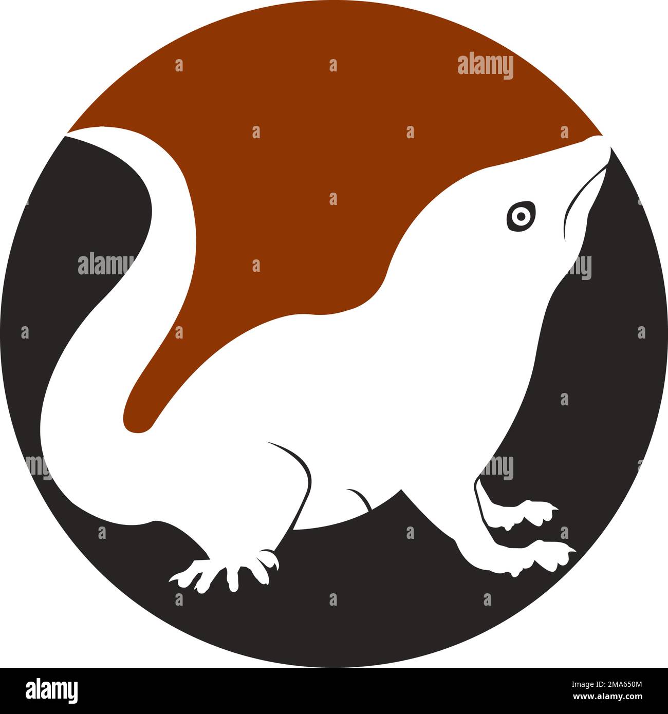 logo d'illustration de vecteur d'écureuil Illustration de Vecteur
