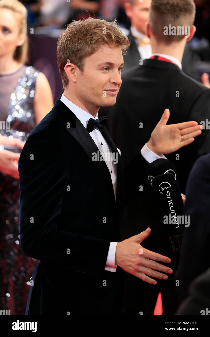 Nico Rosberg, champion du monde de Formule 1, lauréat 2017 des Laureus World Sports Awards, Monaco, Sporting Monte-Carlo, tapis rouge Banque D'Images