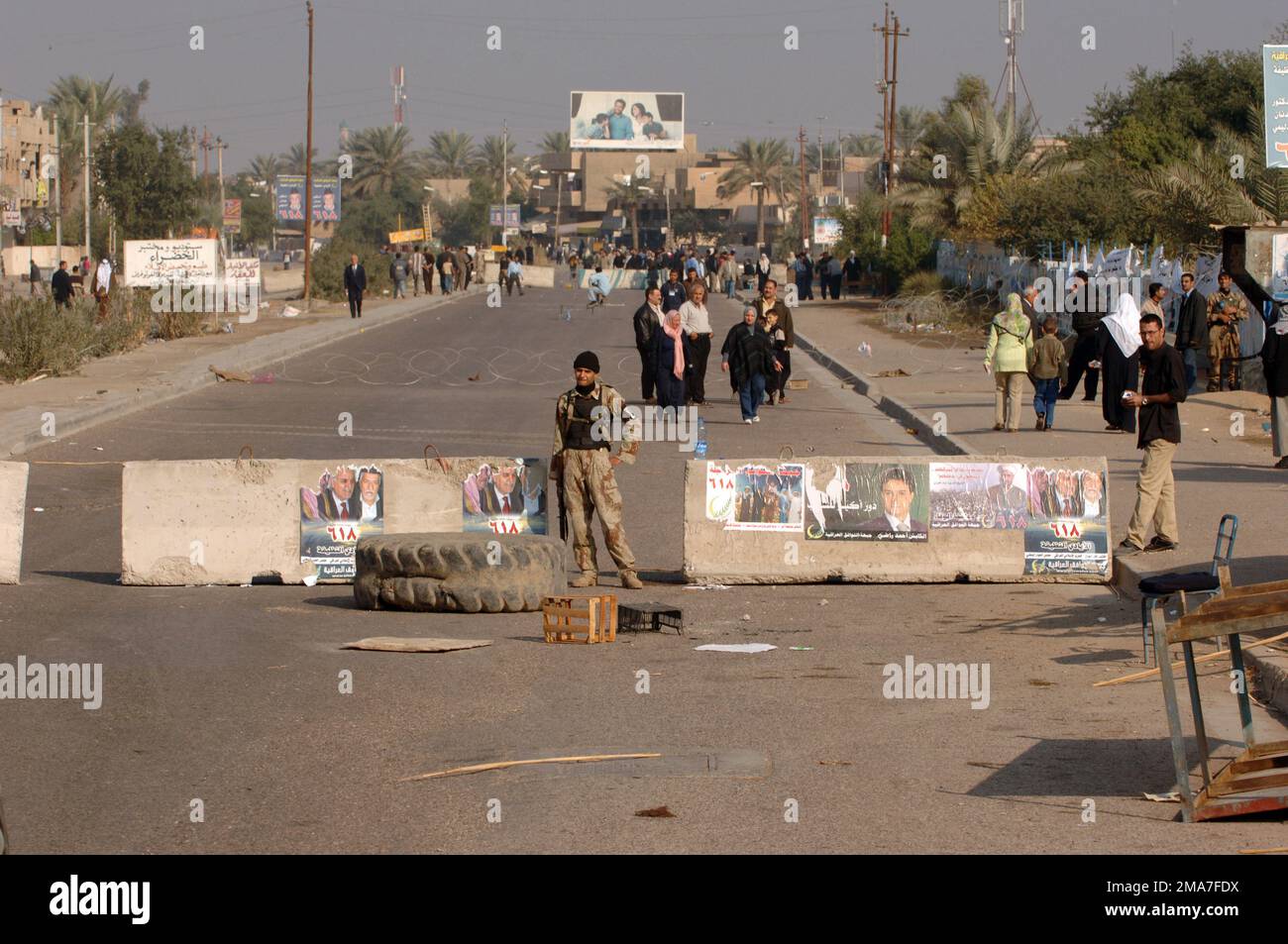 051215-A-5745M-003. Objet opération/série: BASE DE LIBERTÉ IRAQUIENNE: Camp Liberty État: Bagdad pays: Irak (IRQ) scène Major Command montré: 3rd ID Banque D'Images