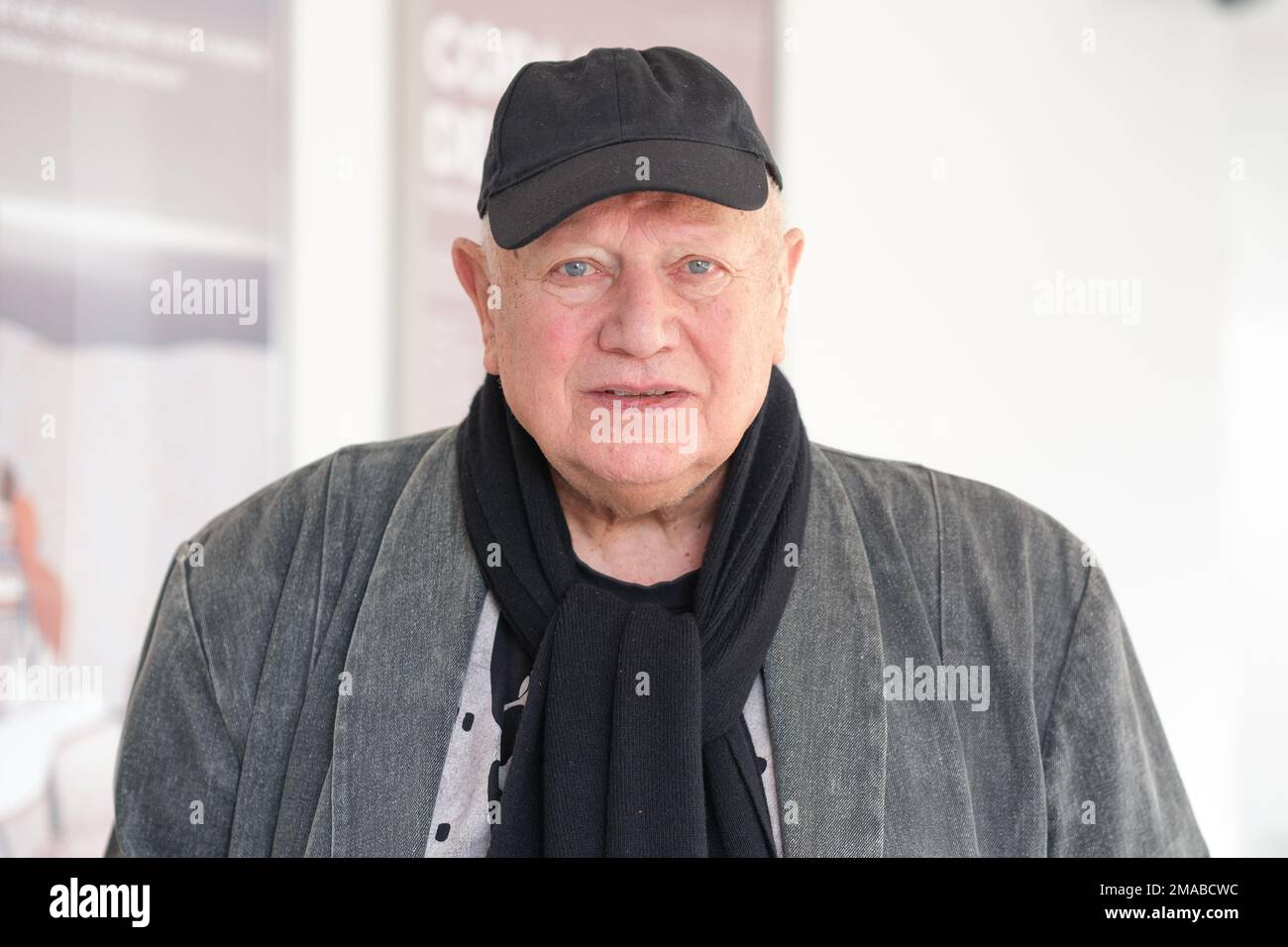 Madrid, Espagne. 19th janvier 2023. L'acteur Steven Berkoff pose pour une séance de portrait au Théâtre la Abadía de Madrid. (Photo par Atilano Garcia/SOPA Images/Sipa USA) crédit: SIPA USA/Alay Live News Banque D'Images