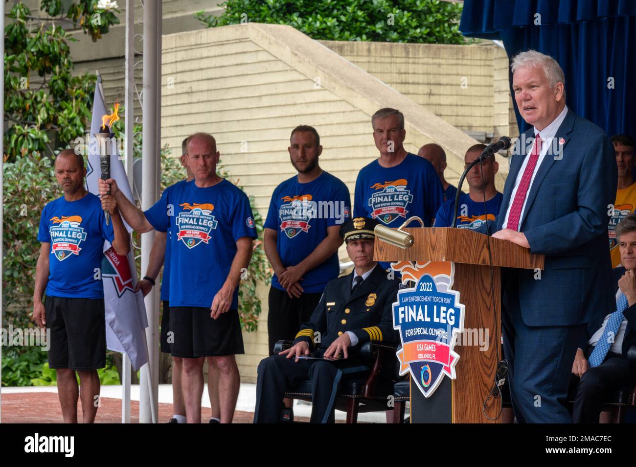 Le viceprésident de l'avancement des Jeux olympiques spéciaux