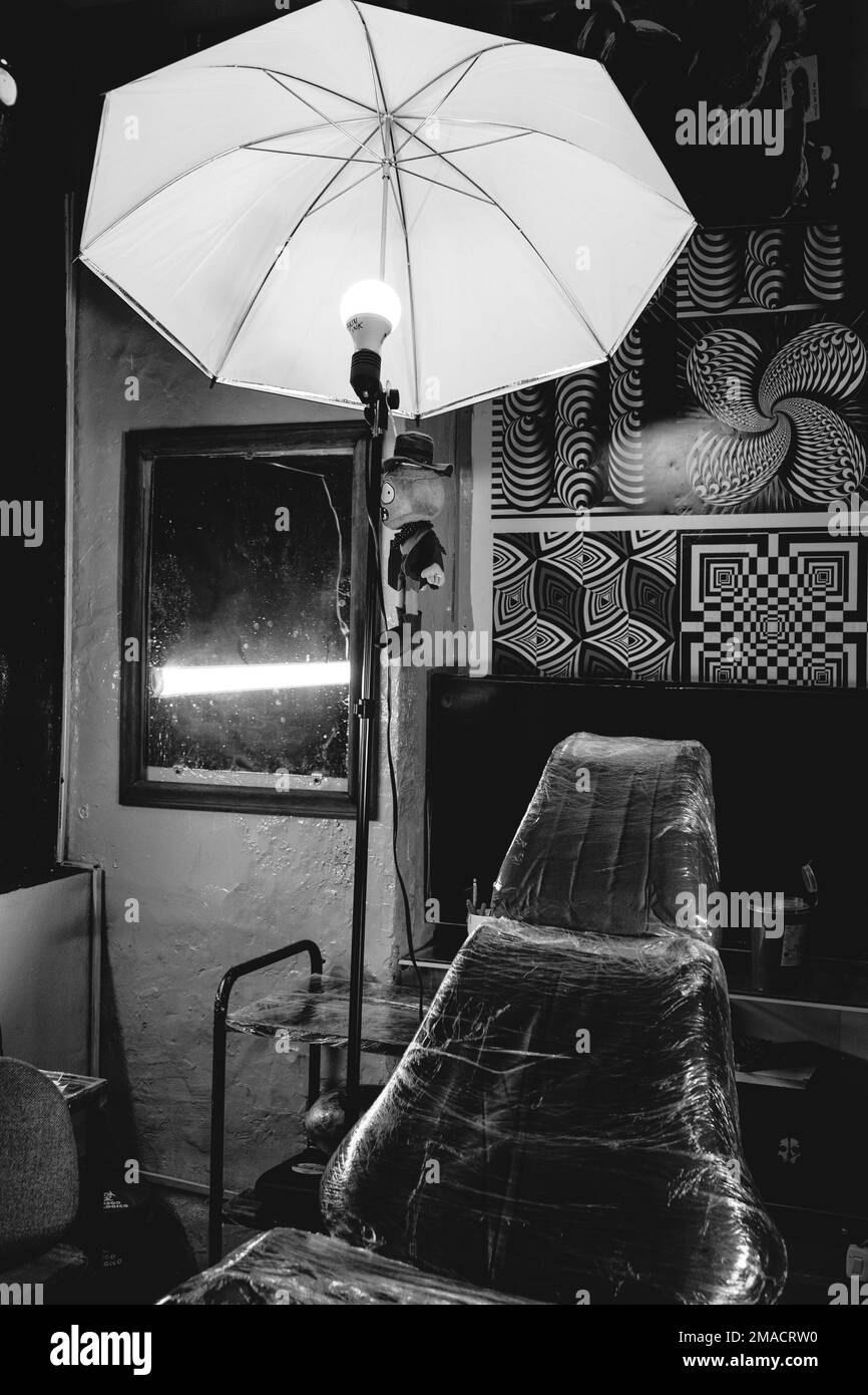Studio de tatouage Banque D'Images
