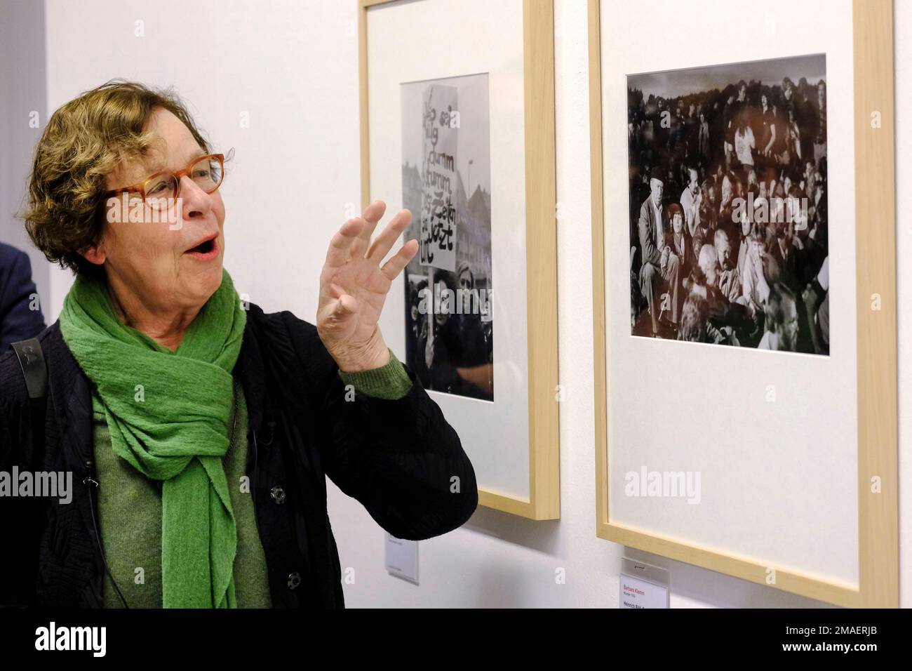 19.01.2023, Oberhausen, Nordrhein-Westfalen, Deutschland - Barbara Klemm, eine der bekanntesten und erfolgreichsten presse- und Portraitfotografinnen Banque D'Images