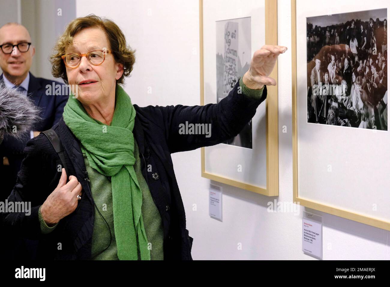 19.01.2023, Oberhausen, Nordrhein-Westfalen, Deutschland - Barbara Klemm, eine der bekanntesten und erfolgreichsten presse- und Portraitfotografinnen Banque D'Images