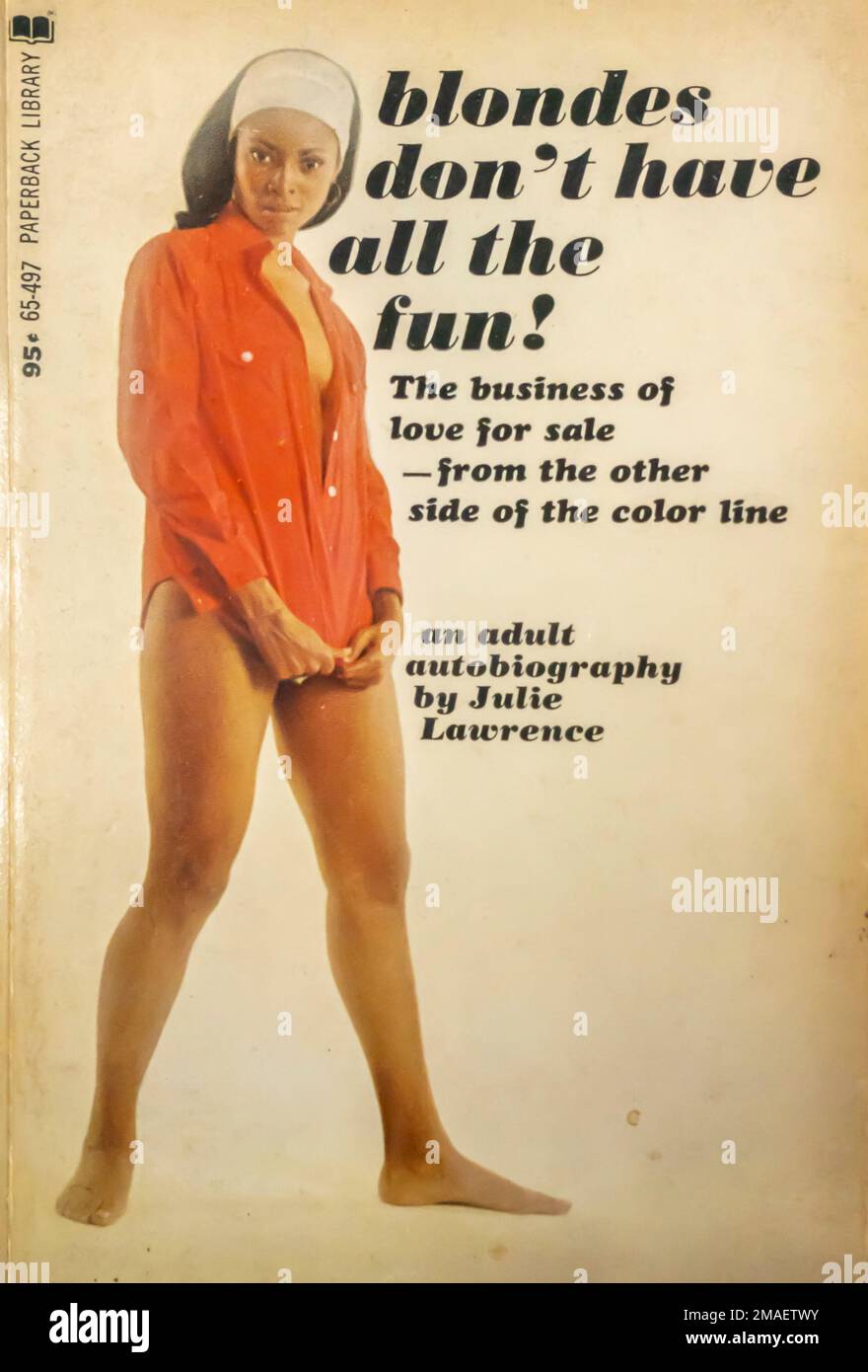 Les blonds n'ont pas tout le livre amusant de Julie Lawrence. 1976 Banque D'Images