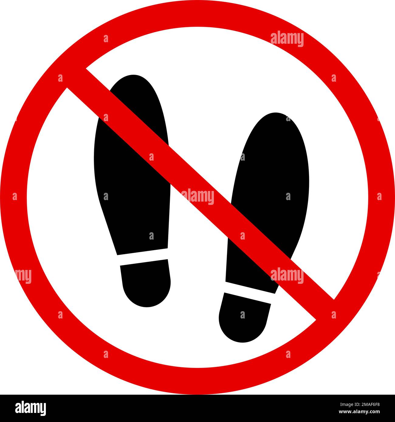 Interdiction de chaussure Banque de photographies et d'images à haute  résolution - Alamy