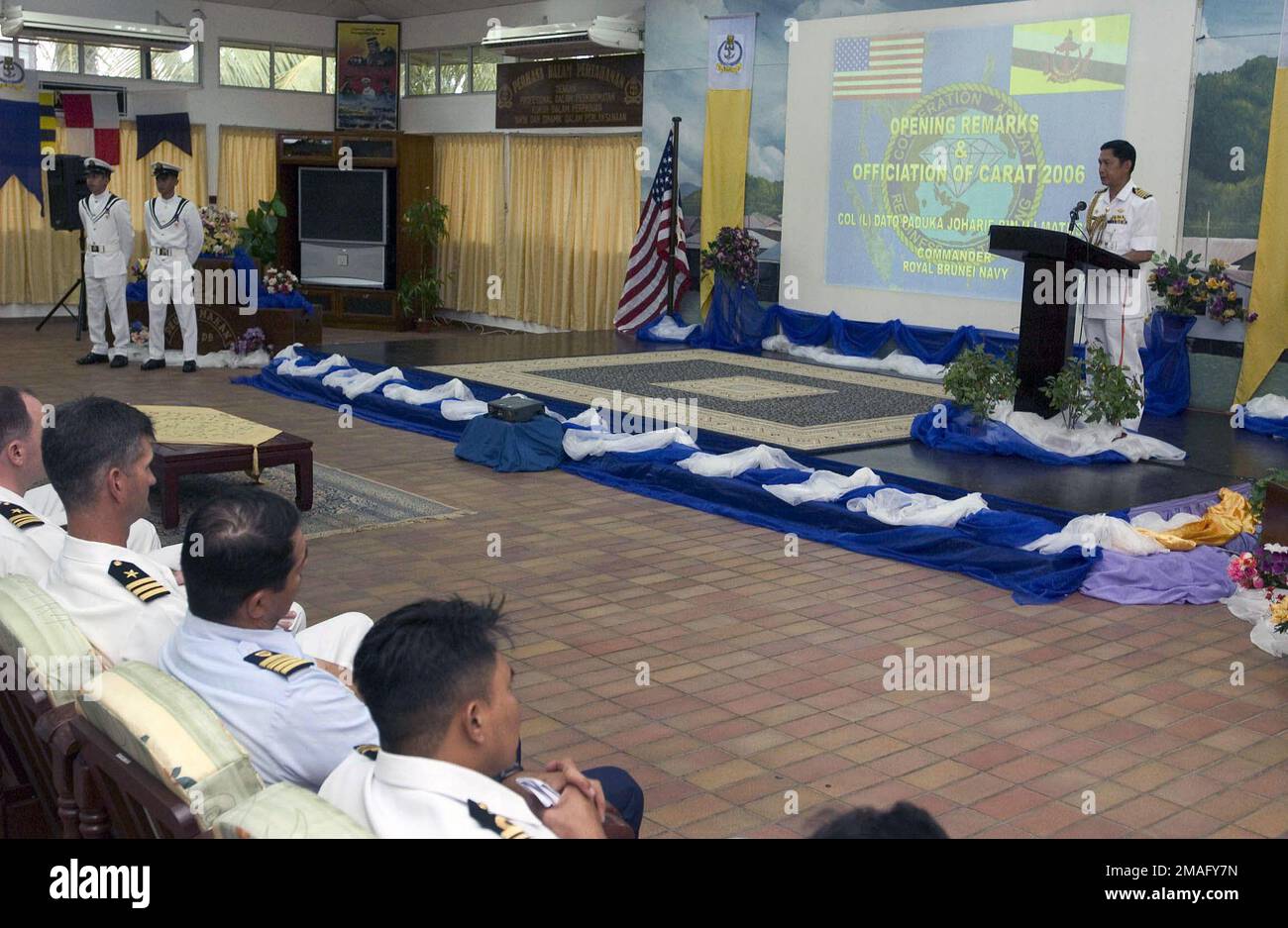 Commandant de la marine royale brunei rbn Banque de photographies et d
