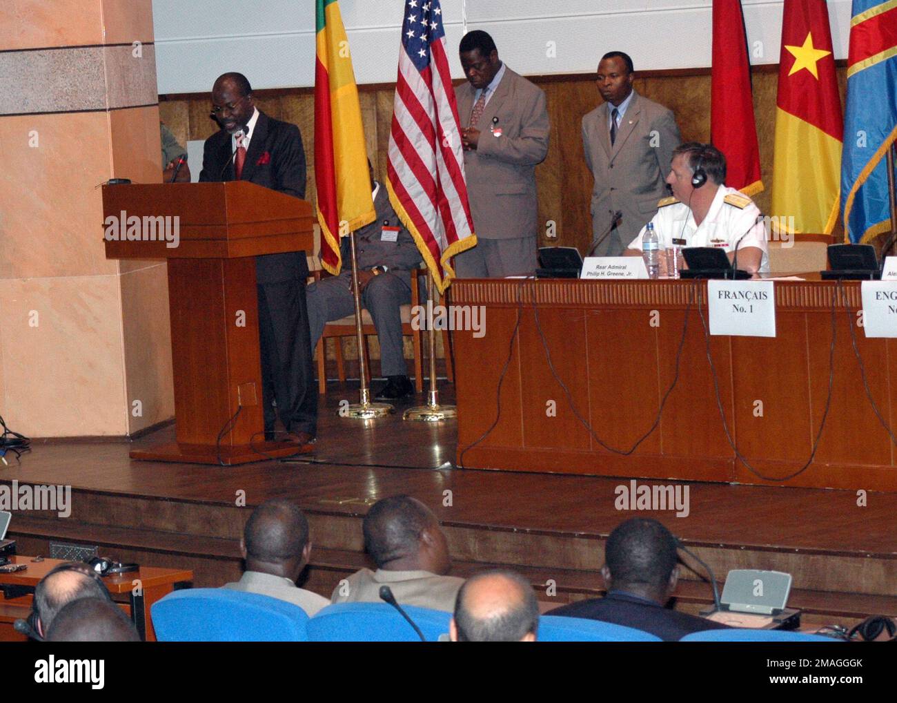 061113-N-2893B-003. Base: Cotonou pays: Bénin (BEN) scène Major Commandement montré: FORCES NAVALES EUROPE Banque D'Images