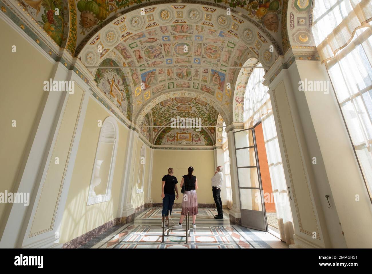 Château de Belcaro, Sienne, Toscane, Italie Banque D'Images