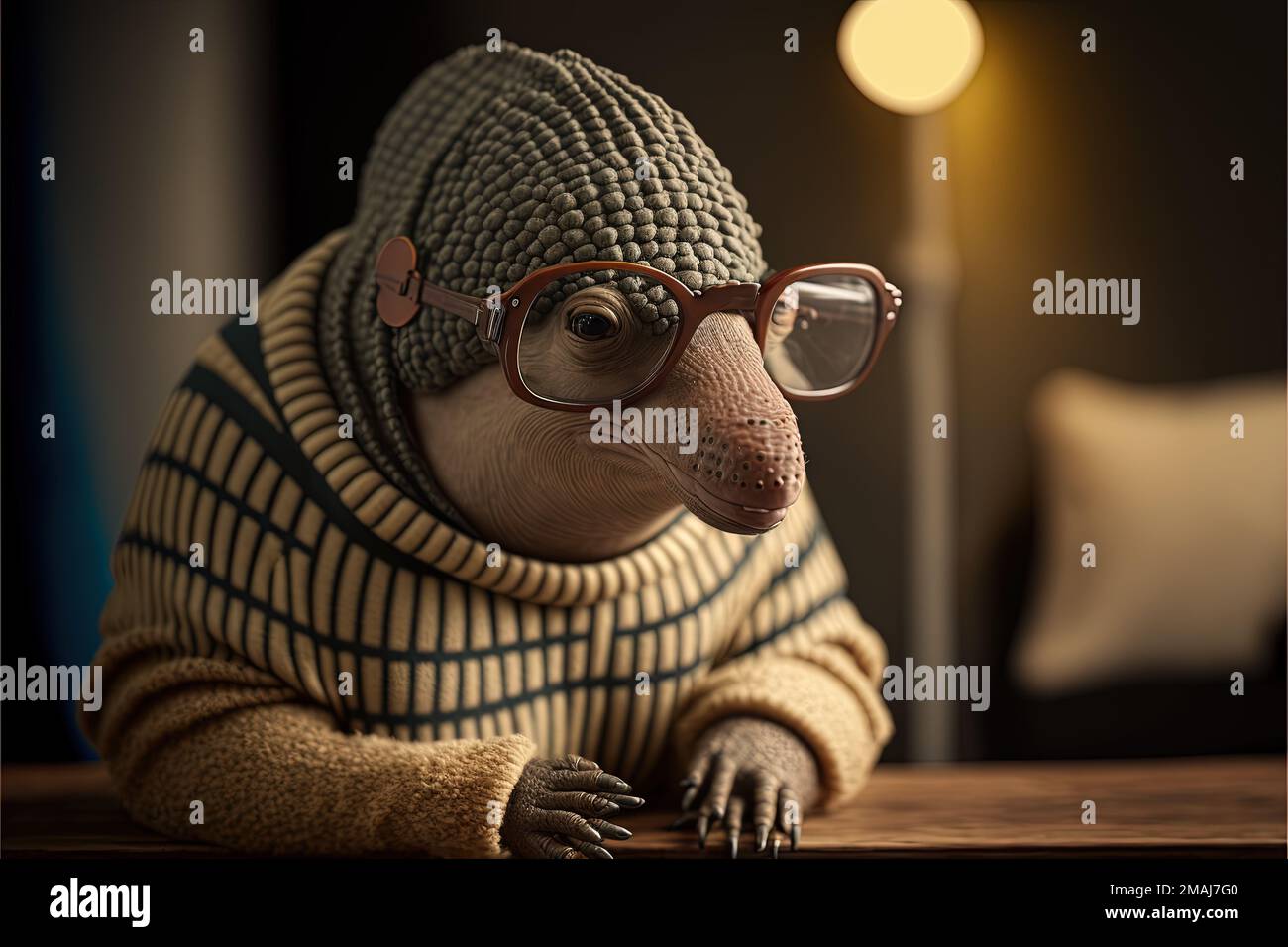 Personnage Dessin Animé Avec Lunettes Personage a lunette dessin animé Banque de photographies et d'images à haute résolution - Alamy