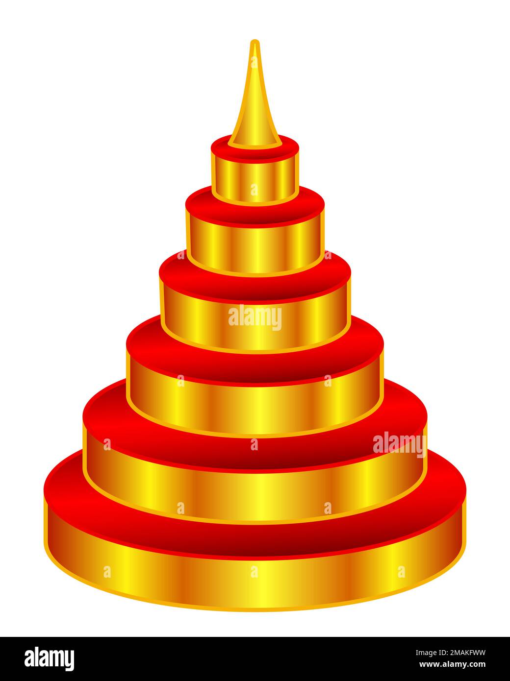 Illustration d'un arbre abstrait de christmass Illustration de Vecteur