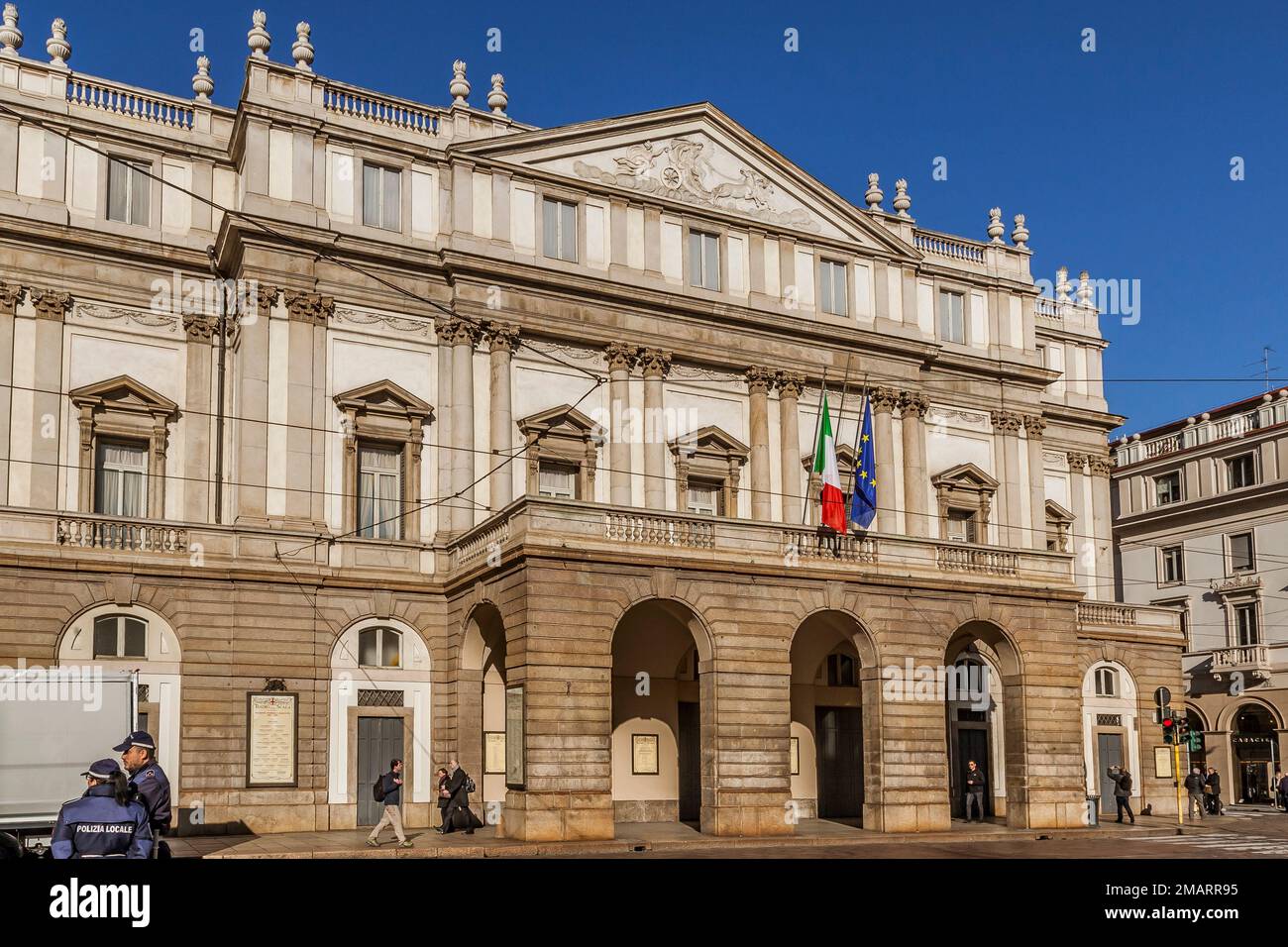 Teatro alla Scala (théâtre de la Scala) Banque D'Images