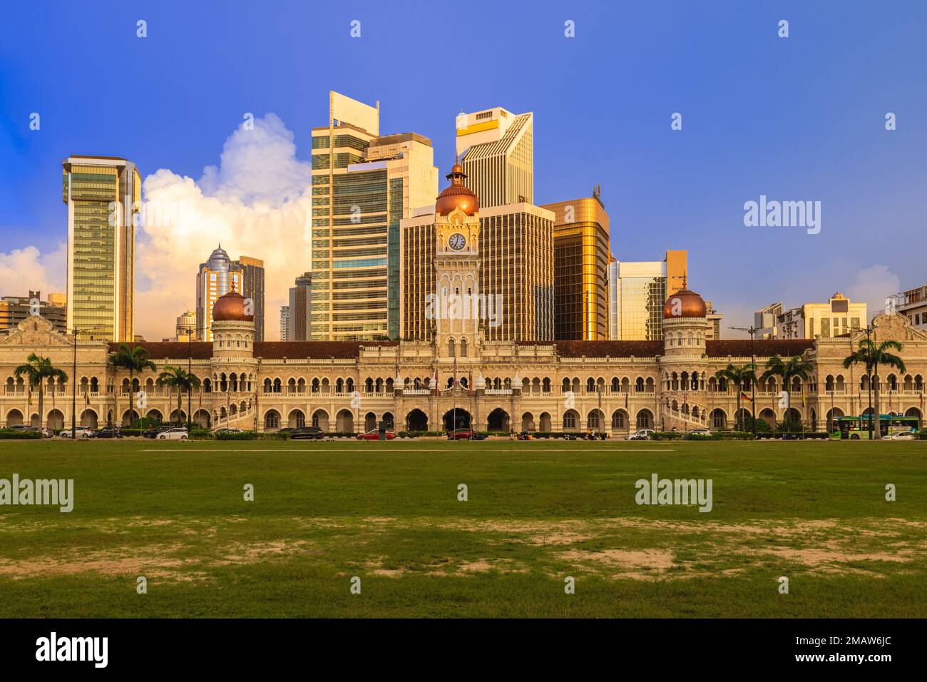 Bâtiment du sultan abdul samad sur la place de l'indépendance à Kuala Lumpur, Malaisie Banque D'Images