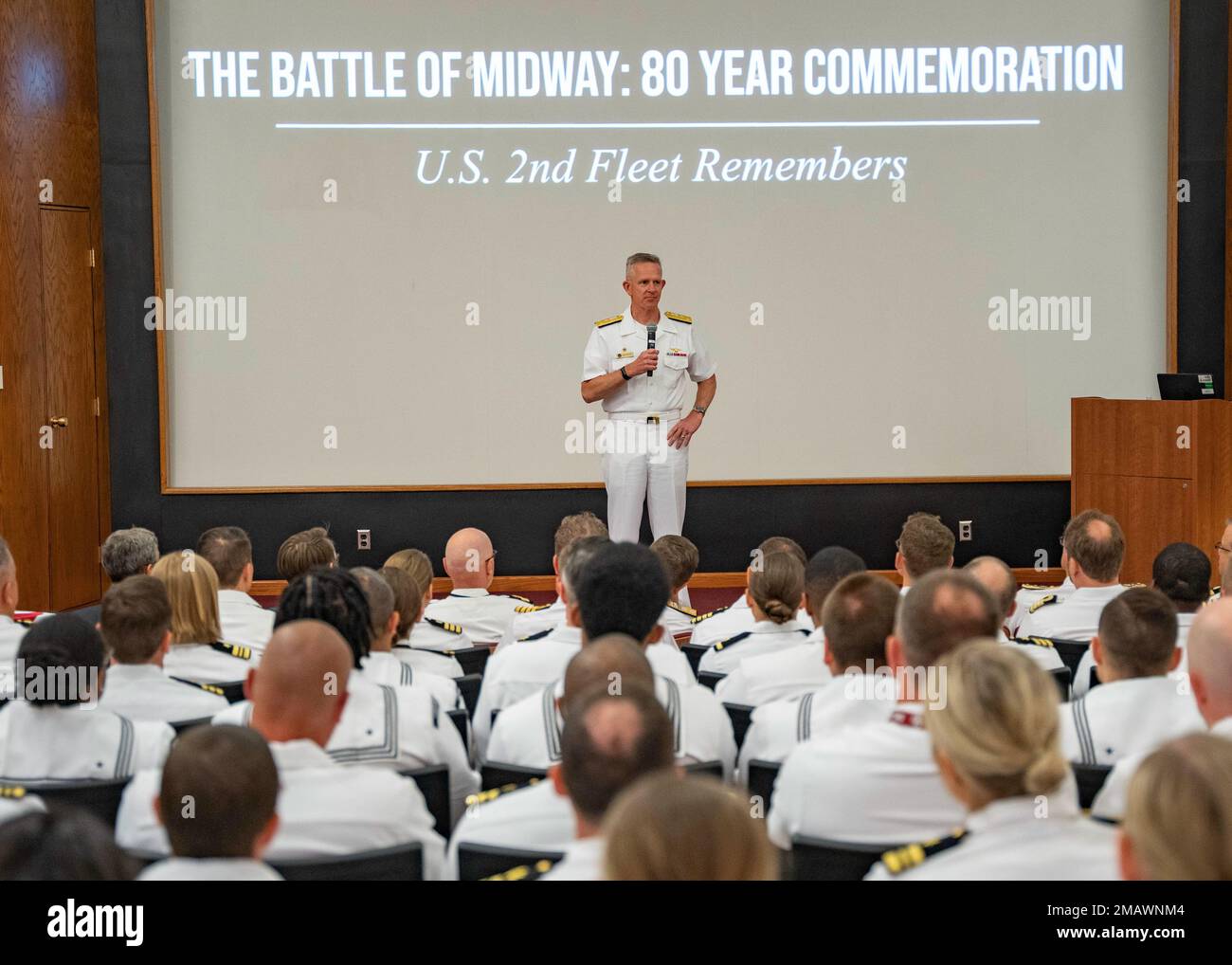NORFOLK (6 juin 2022) - le vice-SMA Daniel Dwyer, commandant de la ...