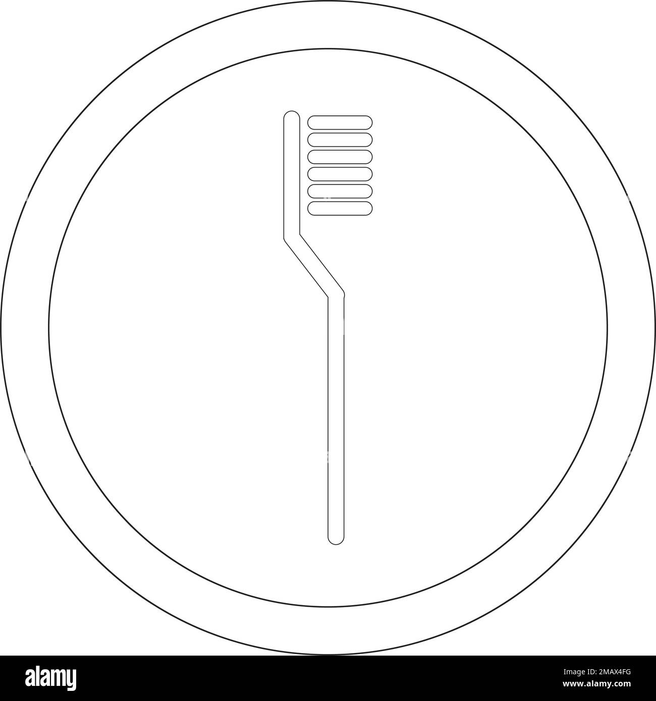 modèle vektor avec logo de brosse à dents Illustration de Vecteur