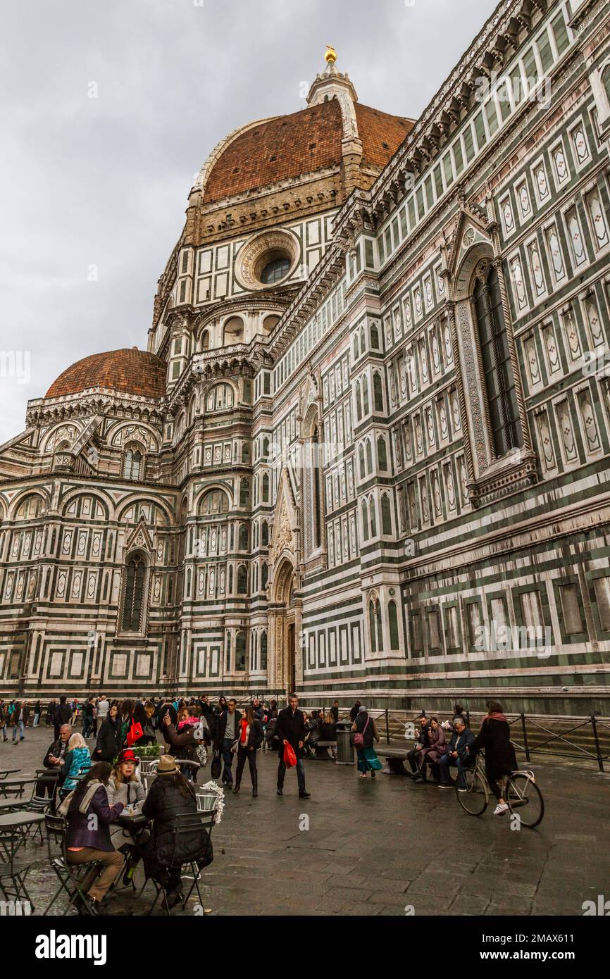 Cathédrale de Santa Maria del Duomo, Florence. Banque D'Images