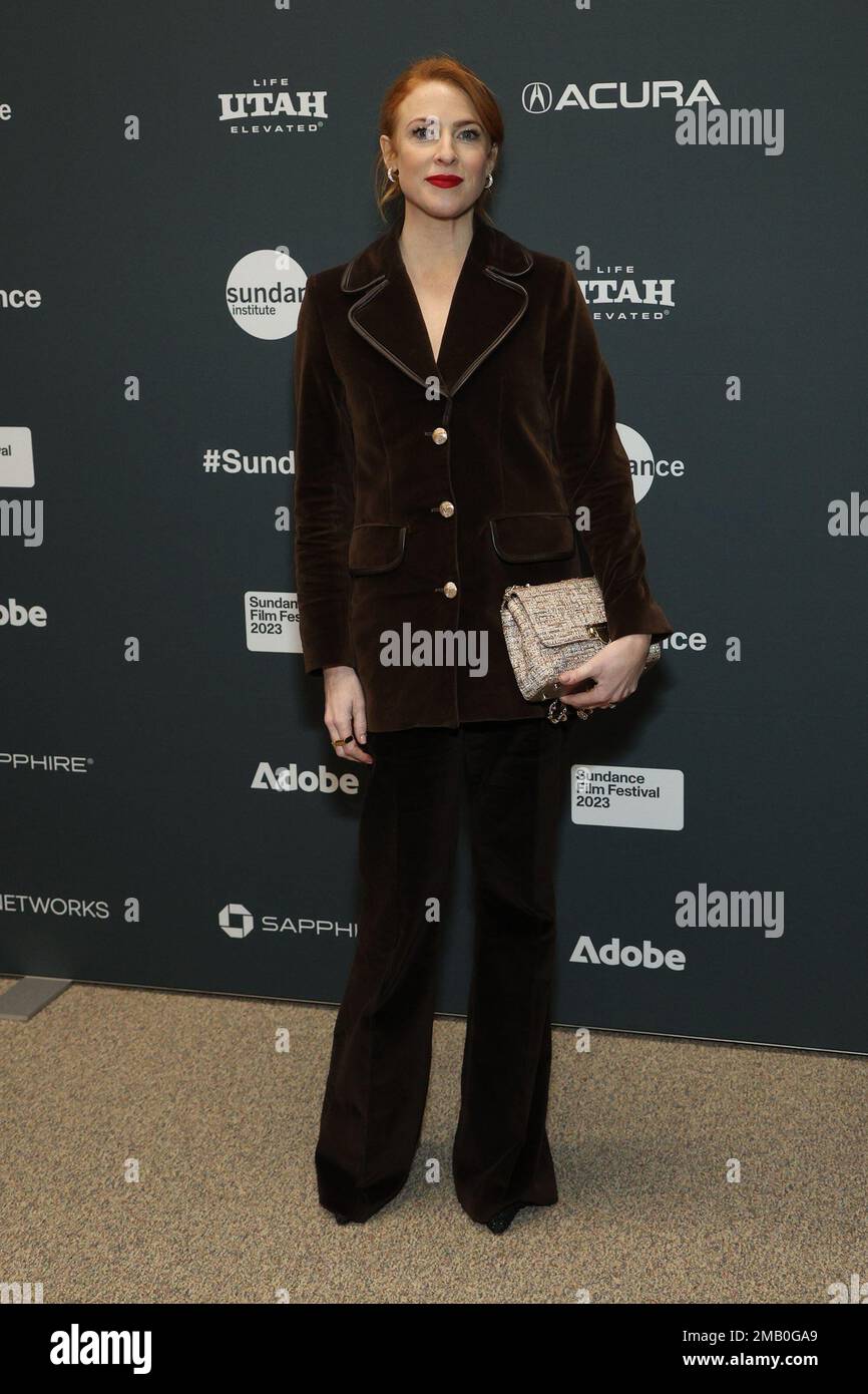 Park City, Utah, États-Unis. 19th janvier 2023. Rosalie Craig est arrivée pour LA première GÉNÉRATION de POD au Sundance film Festival, Eccles Theatre, Park City, UT 19 janvier 2023. Crédit : JA/Everett Collection/Alay Live News Banque D'Images