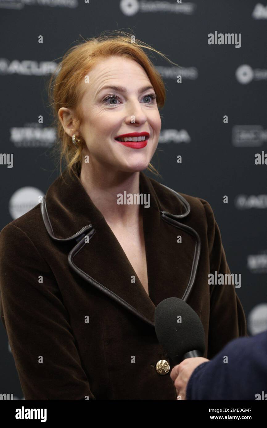 Park City, Utah, États-Unis. 19th janvier 2023. Rosalie Craig est arrivée pour LA première GÉNÉRATION de POD au Sundance film Festival, Eccles Theatre, Park City, UT 19 janvier 2023. Crédit : JA/Everett Collection/Alay Live News Banque D'Images