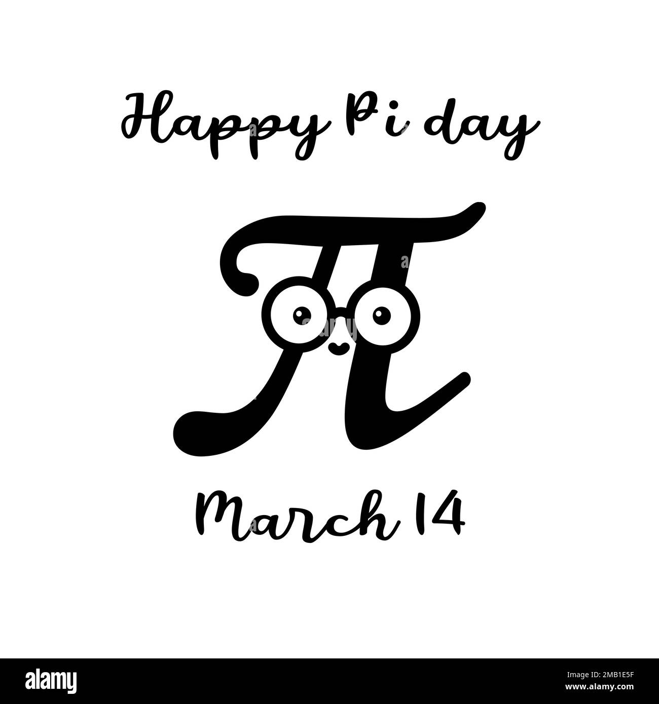 Bonne journée internationale de mathématiques vecteur illustration de fond. Bannière de la Journée mondiale Pi Illustration de Vecteur