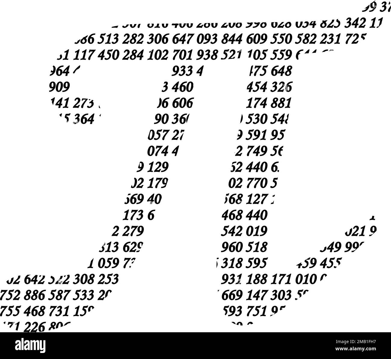Bonne journée internationale de mathématiques vecteur illustration de fond. Bannière de la Journée mondiale Pi Illustration de Vecteur