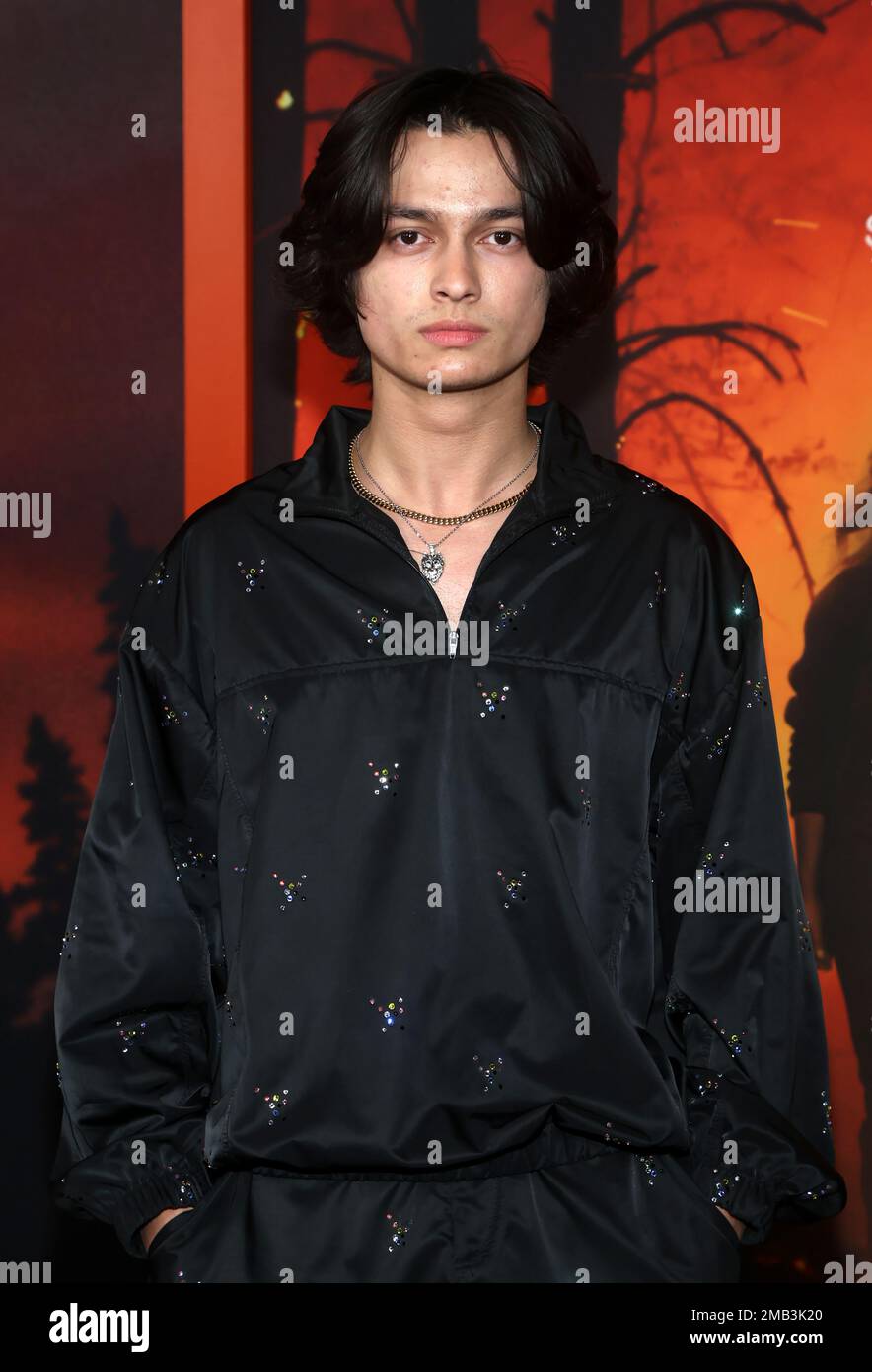 19 janvier 2023 - Los Angeles, Californie - Rio Mangini. Première de Los Angeles du « Wolf Pack » de Paramount+, tenue à Harmony Gold à Los Angeles. Crédit photo: AdMedia/Sipa USA crédit: SIPA US/Alay Live News Banque D'Images