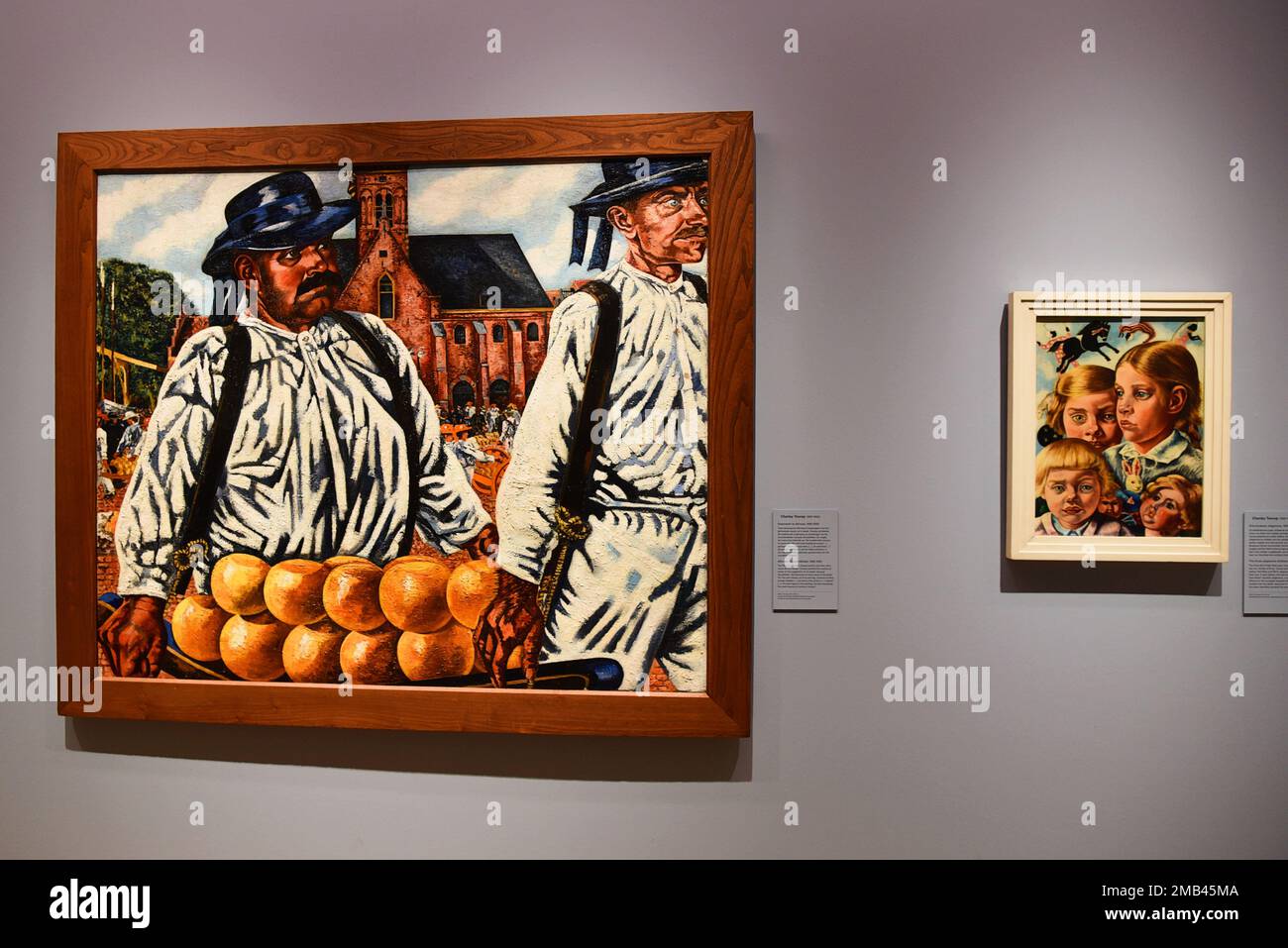 Alkmaar, pays-Bas. Janvier 2023. Peintures à l'huile de Charley Toorop au musée Stedelijk d'Alkmaar. Photo de haute qualité Banque D'Images