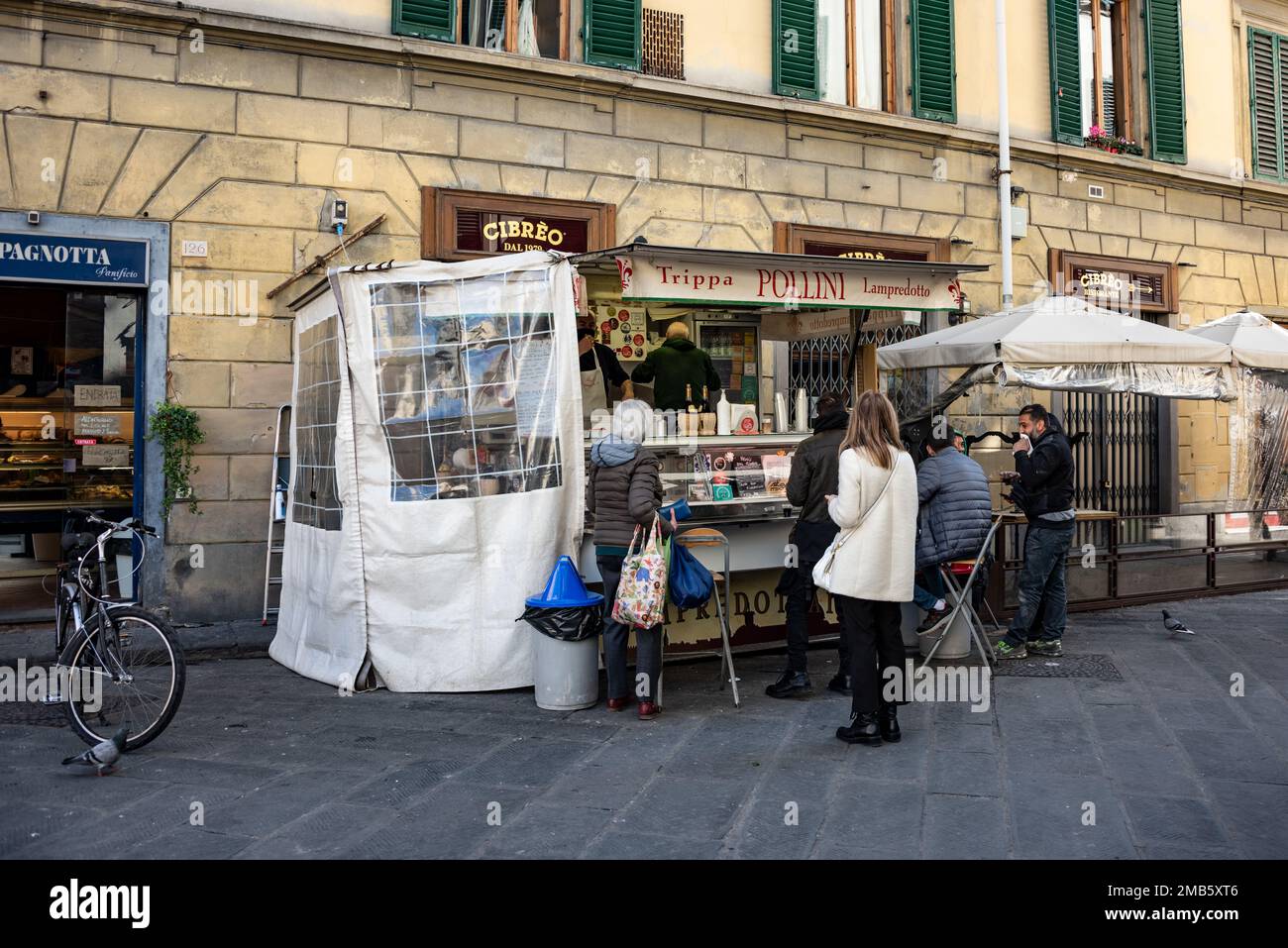 Italie voyage local, marché à Sant'Ambrogio, Florence Banque D'Images