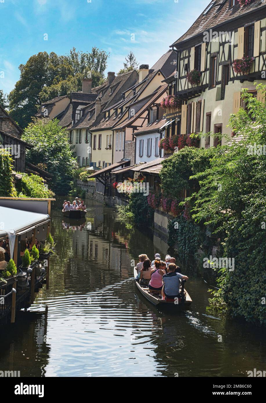 Partie de la région de la petite Venise, Colmar, Alsace France Banque D'Images