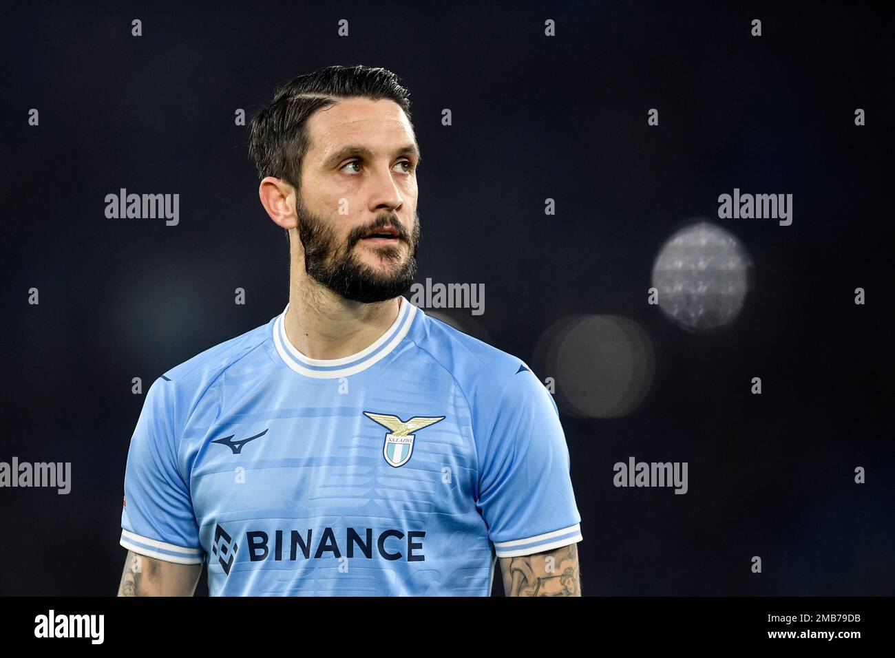 Luis Alberto de SS Lazio pendant le match de football de la coupe d'Italie entre SS Lazio et le FC de Bologne au stade Olimpico à Rome (Italie), 19 janvier 2023. Banque D'Images Luis Alberto de SS Lazio pendant le match de football de la coupe d'Italie entre SS Lazio et le FC de Bologne au stade Olimpico à Rome (Italie), 19 janvier 2023. Banque D'Images