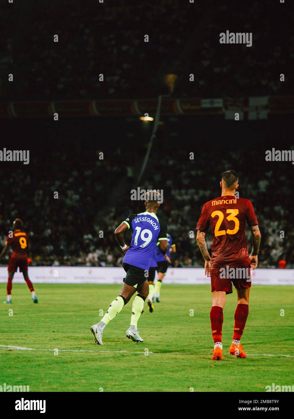 Tottenham Hotspur/Spurs contre Roma FC, tel Aviv Banque D'Images