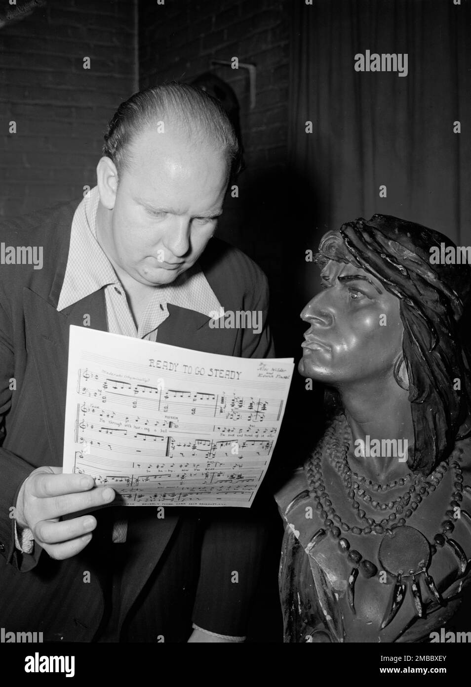 Portrait d'Edwin A. Finckel, New York, N.Y., 1946. Banque D'Images