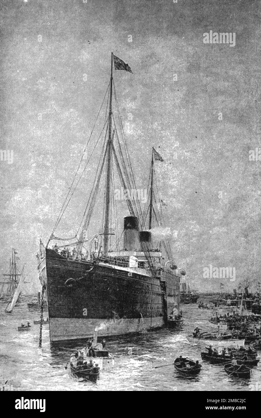 ''photos de l'année - VI « Spithead; 4th août 1889 »; après WL Wyllie, ARA ', 1891. De « The Graphic. Un journal hebdomadaire illustré », volume 44. Juillet à décembre 1891. Banque D'Images