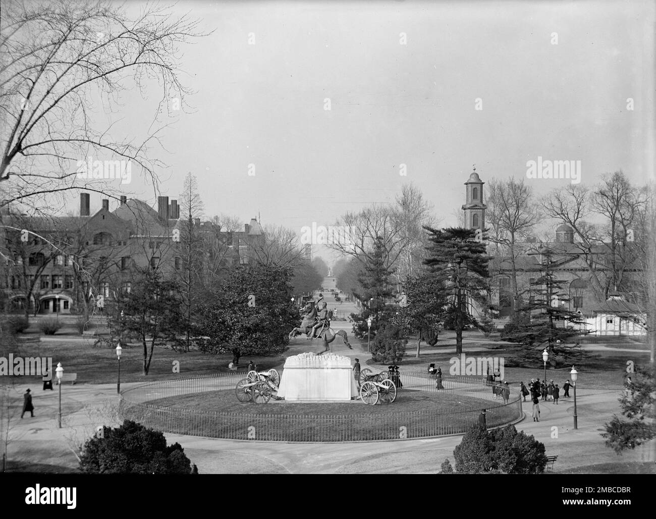 Jackson, Andrew. Monument à Lafayette Park, 1913. Banque D'Images