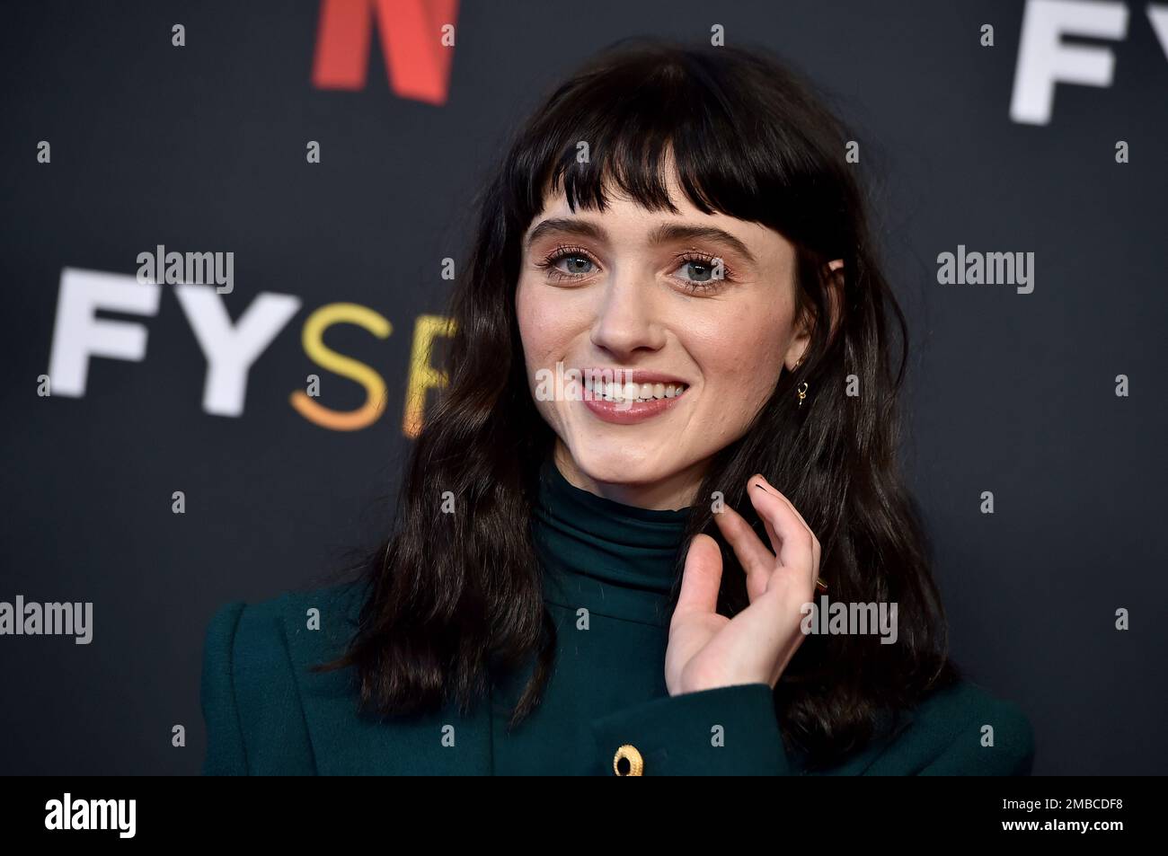 Natalia Dyer arrives at the "Stranger Things" FYSEE Los Angeles Event on Friday, May 27, 2022 at the Netflix FYSEE Space at Raleigh Studios. (Photo by Jordan Strauss/Invision/AP) Banque D'Images