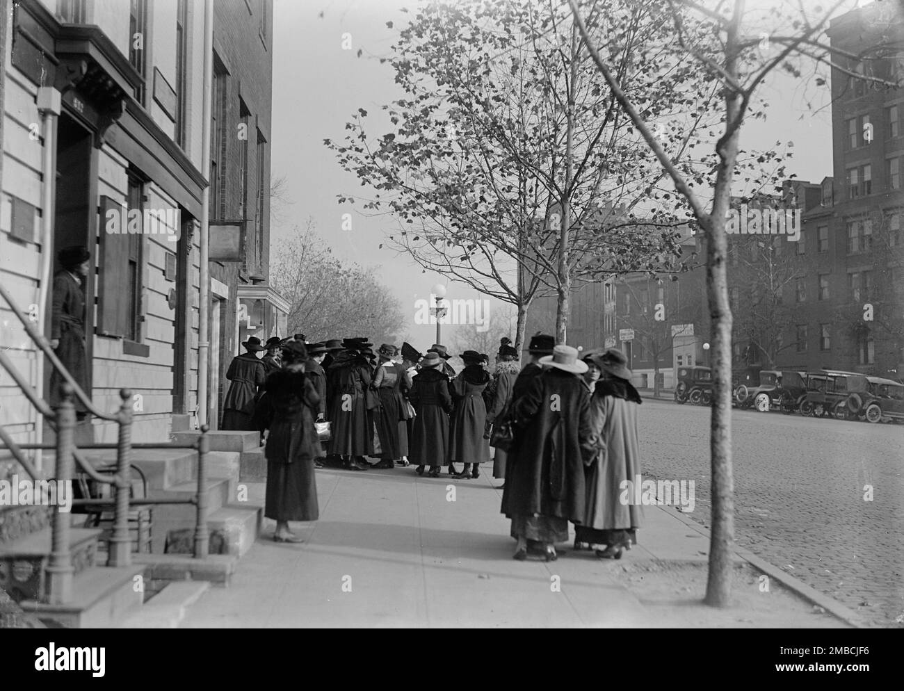 Femme au suffrage - Pickets, 1917. Banque D'Images