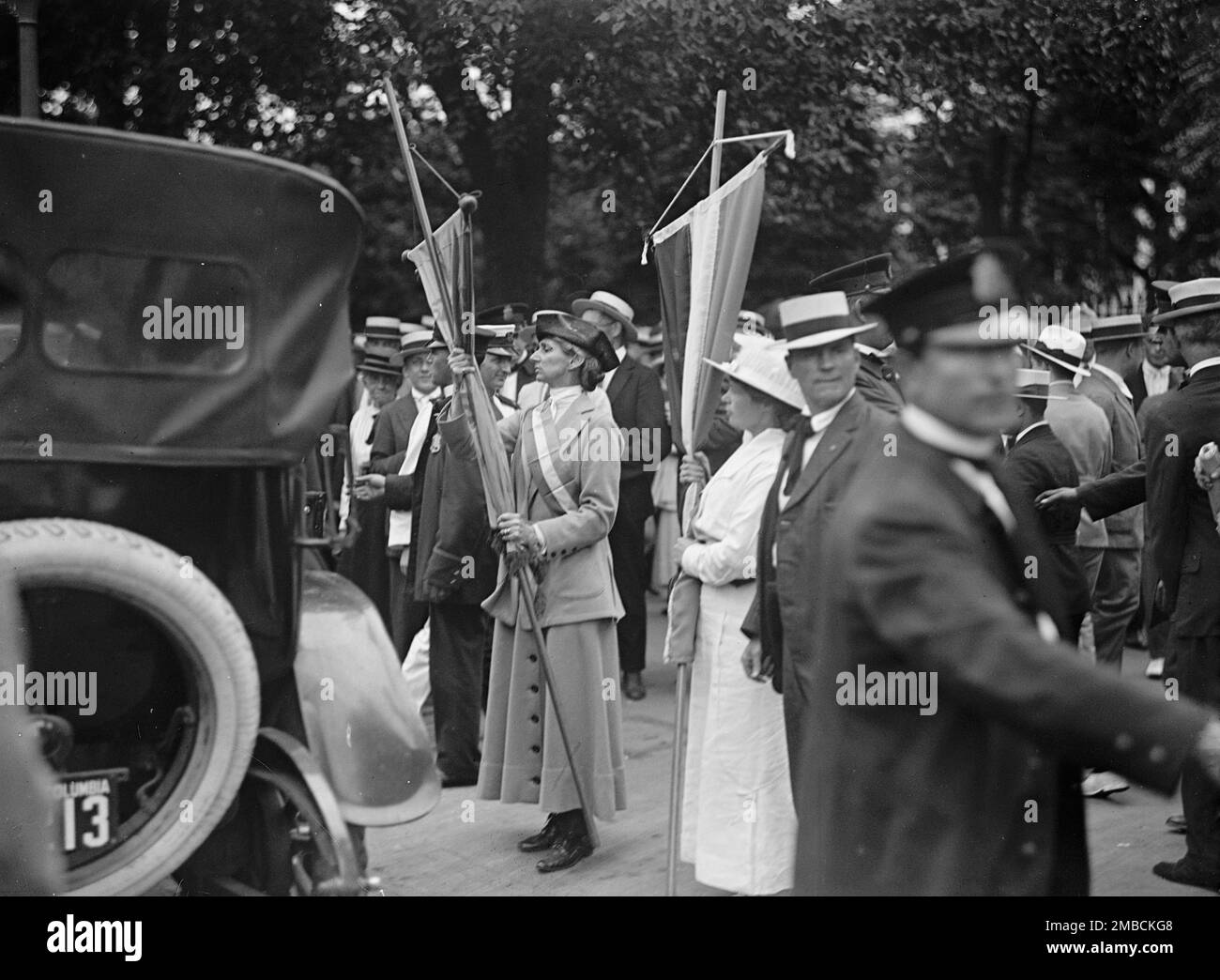 Femme au suffrage, 1917. Banque D'Images